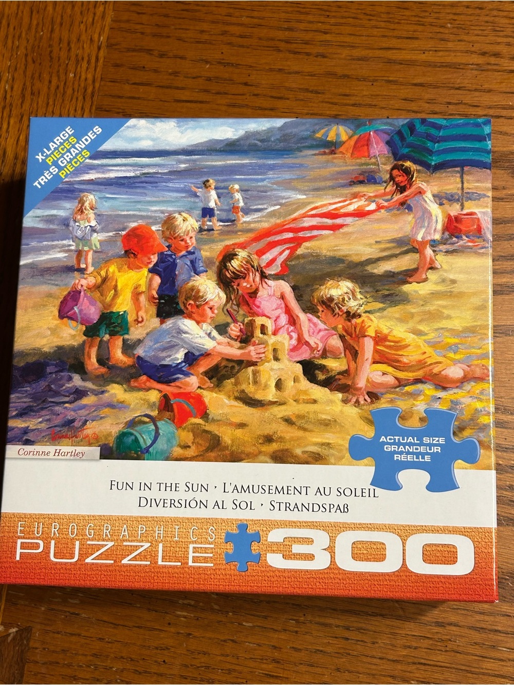 Fun in the Sun 300-Piece Kids Puzzle - Colorful Beach Scene